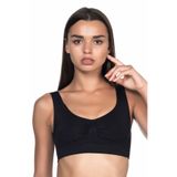 Siyah Mı Emay 4015 Toparlayıcı Büstiyer - Siyah - XL