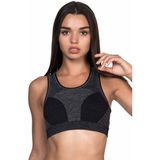 SİYAH MI Emay 4026 Double Sporcu Büstiyer - Siyah