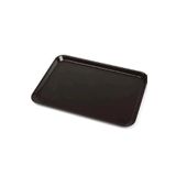 Siyah Midi Boy Plastik Servis Tepsisi Kırılmaz Lokanta Büfe Fast Food Kullanım (44x32 Cm)
