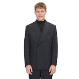 Siyah Mikro Modern Fit Takım Elbise