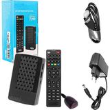 Siyah Mini Hd Uydu Alıcısı, 5000 Kanal, 2 Usb, Full Hd 1080P, Kolay Kurulum - Ahşap