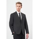 Siyah Mono Yaka 4 Drop Comfort Fit Classic Takım Elbise 1001245168 - 58