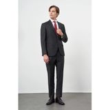Siyah Mono Yaka 6 Drop Comfort Fit Tam Astar Takım Elbise 1001245171