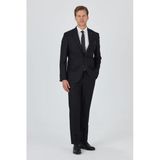 Siyah Mono Yaka 6 Drop Comfort Fit Tam Astar Takım Elbise 1001250170