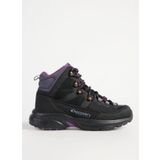 Siyah - Mor Kadın Waterproof Outdoor Bot D-Amery