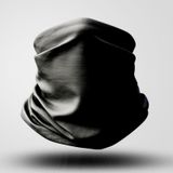 Sıyah Motorcu Bandana Maske Outdoor Boyunluk Unisex Siyah