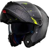 Siyah mt Atom 2 Sv Destiny C2 Mat Çene Açılır Kask M Beden ile Konforlu Kullanım