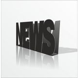 Siyah News Gazetelik Dergilik Broşürlük İnsörtlük Kutu Stand