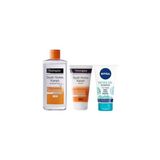 Siyah Nokta Tem.tonik 200ML&SIYAH Nokta Karşıtı Peeling Jel 150ML&NIVEA Beyaz Kil Maskesi 150ML