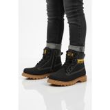 Siyah Nubuk Kaymaz Unisex Çocuk Bot 921 F