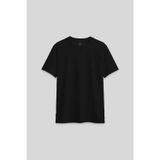 Siyah O Yaka Standart Fit Basic Kadın T-Shirt - 97311