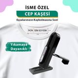 Siyah Öğrenci Cep Kaşesi, Okul Anaokul Kreş Kaşesi, Defter Kitap, Kıyafet Elbise Kaşesi Etiketi