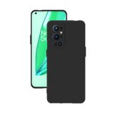 Siyah OnePlus 9 Pro ile Uyumlu Kılıf Silikon Rubber Telefon Kılıfı ve Kabı Darbe Emici, İnce ve Yumuşak Dokulu, Kaymaz Tasarım