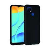Siyah Oppo A15 ile Uyumlu Kılıf Silikon Rubber Telefon Kılıfı ve Kabı Darbe Emici, İnce ve Yumuşak Dokulu, Kaymaz Tasarım