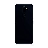 Siyah Oppo A5 2020 ile Uyumlu Kılıf Silikon Rubber Telefon Kılıfı ve Kabı Darbe Emici, İnce ve Yumuşak Dokulu, Kaymaz Tasarım