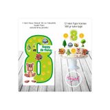 SİYAH PARTİ EVİ 8 Yaş Süper Bear Adventure Doğum Günü Parti Seti