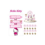 SİYAH PARTİ EVİ Hello Kitty Doğum Günü Parti Seti