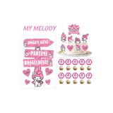 SİYAH PARTİ EVİ My Melody Kuromi Doğum Günü Parti Seti