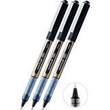 Siyah Pilot Kalem 3 Adet Uniball Eye Broad 1.0 Mm Roller Pilot Kalem Ub-150-10 Roller Uçlu Likit Mürekkepli