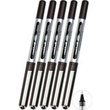 Siyah Pilot Kalem 5 Adet Uniball Eye Mikro 0.5 Mm Roller Pilot Kalem Ub-150 Roller Uçlu Likit Mürekkepli Pilot Kalem
