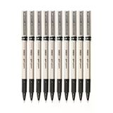 Siyah Pilot Kalem Ub-177 Fine Deluxe 10 Adet Uniball Pilot Kalem 0.5 Mm Roller Uçlu Pilot Kalem İnce Uçlu Likit Mürekkep