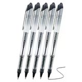 Siyah Pilot Kalem Ub-200 Vision Elite 0.8Mm 5 Adet Uniball Pilot Kalem 0.8 Mm Roller Uçlu Pilot Kalem İnce Uçlu Likit