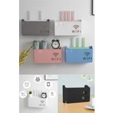 Siyah Pleksi Wifi Kutusu Duvar Asılabilir Sigorta Ve Modem Saklama Kutusu 25x15x6 Cm