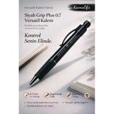 Siyah Plus 0.7 Versatil Kalem | Ergonomik, Kaymaz Tutuş