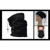Siyah Polar Boyunluk Bere Unisex