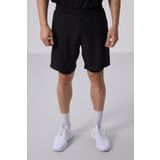 Siyah Polyester Ince Yumuşak Standart Fit Erkek Taytlı Şort - 81287