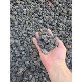Siyah Pomza Lav Taşı 15-25 mm 1 kg Doğal Ponza Dekoratif Bahçe Saksı Akvaryum Süs Taşı Antrasit