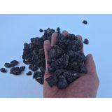 Siyah Pomza Lav Taşı 15-25 mm 20 kg Doğal Ponza Dekoratif Bahçe Saksı Akvaryum Süs Taşı Antrasit