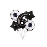 Siyah Rakam Folyolu Yaş Balon Set, 6