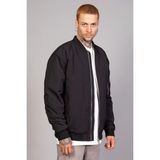 Siyah Regular Fit /krinkıl Kumaş Içi Kapitone Pilot Erkek Ceket (Ilkbahar-Sonbahar-Kış)