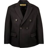 Siyah Regular Fit Kruvaze Kadın Ceket - M