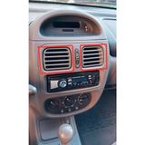Siyah Renk 2 Adet Renault Clio Reno Thalia Orta Kalorifer Fan Havalandırma Izgarası