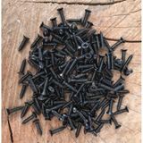 Siyah Renk Askı Vidası Menteşe Vidası Klips Vidası 9,5mm Mini Vida 100adet