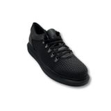 Siyah Renk Bağcıklı Poli Taban Favo Unisex Ayakkabı Sneaker TB021 (Siyah, EU Ayakkabı Beden Sistemi, Yetişkin, Sayısal, Orta, 41)
