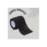 Siyah Renk Coban Bandajı Elastik Kendinden Yapışkanlı Coban Bandajı Yüksek Kalite ( 5 Cm*4,5M)