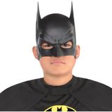 Siyah Renk Çocuk Boy Arkadan Lastikli Batman Maskesi A Kalite 20X14 cm - 1 Ay