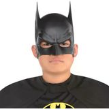 Siyah Renk Çocuk Boy Arkadan Lastikli Batman Maskesi A Kalite 20X14 Cm P80404s3704