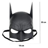 Siyah Renk Çocuk Boy Arkadan Lastikli Maske 20X14 Cm