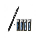 Siyah Renkli Pensan My Iq Versatil Kalem 0.5 mm 4 Adet 2B Tombow Uç Ergonomik Tasarım