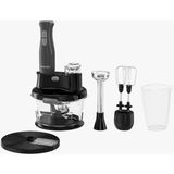 Siyah Rhb 7410 Çok Amaçlı Blender Seti, Pratik ve Şık Tasarım - Ahşap