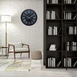 Siyah Royal Roma 52 X 52 Cm Duvar Saati