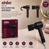 Siyah Saç Kurutma Makinesi 110.000 Rpm Sessiz Çalışma - 3 Hız - Sıcaklık Ayar Shd-1755 (5250)