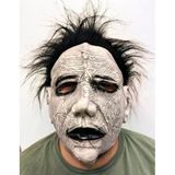 Siyah Saçlı Michael Myers Lateks Yüze Tam Yapışan Et Maske Korku Maskesi Bx40