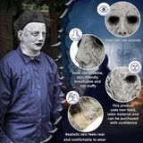 Siyah Saçlı Michael Myers Lateks Yüze Tam Yapışan Et Maske Korku Maskesi Mirsm0010k-Smr-D144