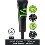Siyah Salyangoz Özü Içeren Onarıcı Göz Kremi Esfolio Cica Black Snail Eye Cream 30GR