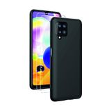 Siyah Samsung Galaxy M22 ile Uyumlu Kılıf Silikon Rubber Telefon Kılıfı ve Kabı Darbe Emici, İnce ve Yumuşak Dokulu, Kaymaz Tasarım